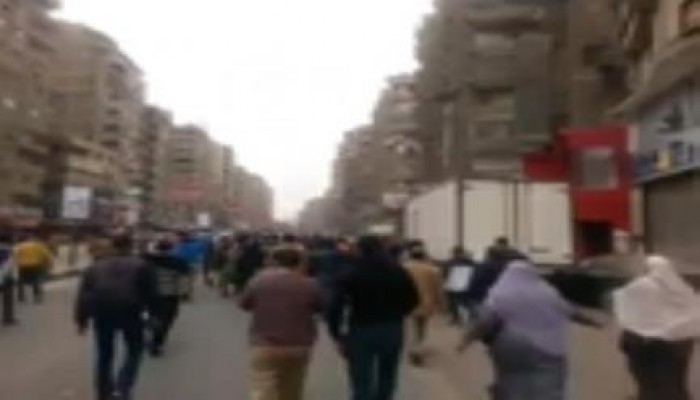 مسيرة لثوار الهرم وفيصل تطالب برحيل العسكر