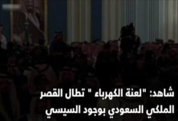 فيديو..لآول مرة في تاريخ المملكة : "لعنة الكهرباء" تطال القصر الملكي السعودي بوجود السيسي