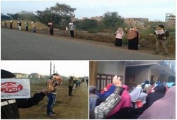 بالصور .. فعاليات صباحية لرافضي الانقلاب ب‏الدقهلية‬