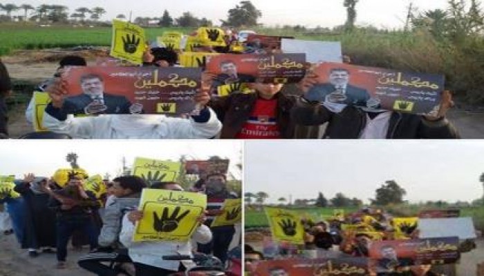 البحيره: مسيرة حاشدة لثوار أبو المطامير في ثاني أيام الانتفاضة