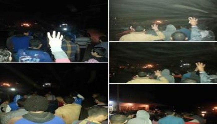 الغربية: بالفيديو مسيرة ليلية حاشدة لثوار مركز قطور