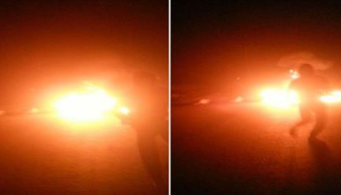 كفر الشيخ: حركة المقاومة الشعبية تقطع طريق فوه - دسوق