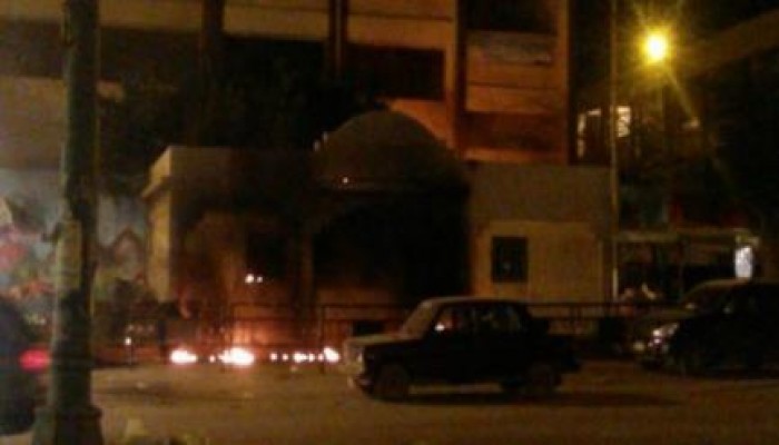 العقاب الثوري بالإسكندرية: تقتحم نقطة شرطة بالهانوفيل وتسيطر عليها وتضرم النيران بها