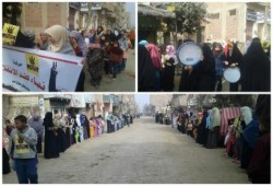 بالصور.. الفيوم : نساء مطرطارس ينتفضن ثالث أيام الموجة الثورية بمسيرة حاشدة