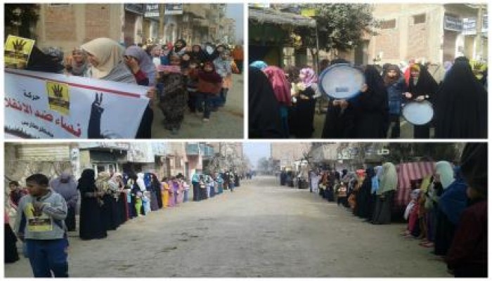 بالصور.. الفيوم : نساء مطرطارس ينتفضن ثالث أيام الموجة الثورية بمسيرة حاشدة