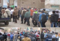 بنى سويف: تظاهرة شبابية لـ ثوار اشمنت