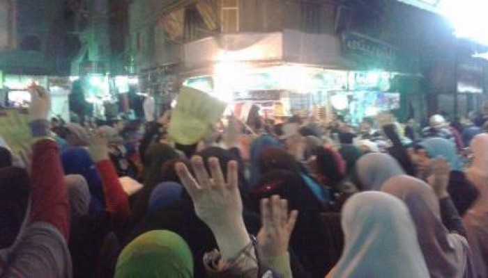 مسيرة ليلية حاشدة لثوار دمياط لإسقاط  حكم العسكر