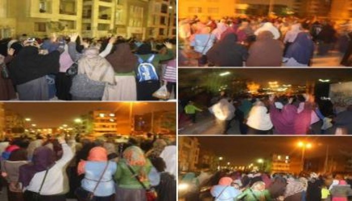 (كل كلاب الدنيا وفية..إلا كلابك يادخلية) هتاف الثوار بالتجمع الثالث بالقاهرة الجديدة