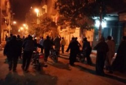 مسيرة ليلية رافضة للانقلاب تجوب شرق مدينة قنا