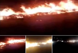 المقاومة الشعبية بكفر الشيخ تقطع الطريق الدولي الاسكندرية - بورسعيد