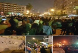 مسيرة ليلية حاشدة لثوار مصر الجديدة رفضا للانقلاب العسكرى