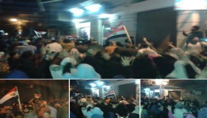 الشرقية: مسيرة ليلية حاشدة لثوار ههيا فى أسبوع "مصر بتتكلم ثورة "