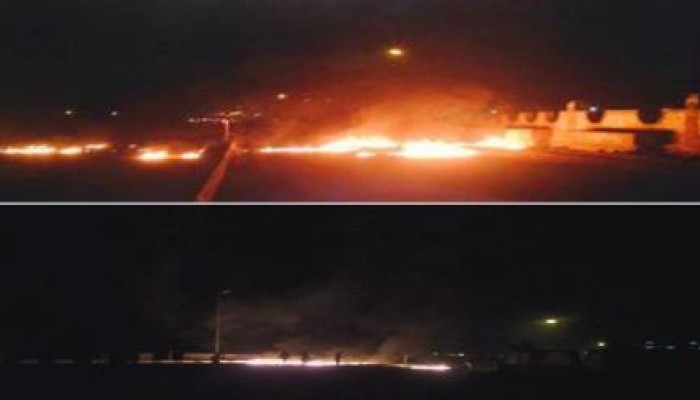 المقاومة الشعبية بابو حماد تقطع جميع الطرق المؤدية للمدينة