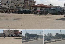 رعب الانقلابيين: انتشار قوات جيش وشرطة الانقلاب بمدينة العريش خوفا من المظاهرات