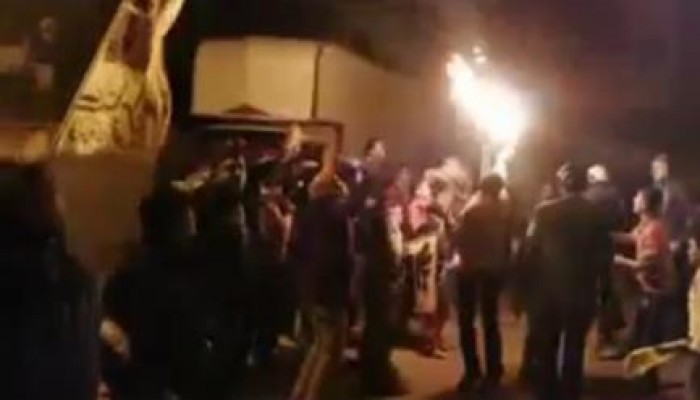 دمياط: مسيرة ليلية حاشدة بالبصارطة ضد حكم العسكر