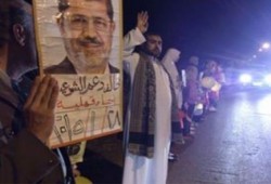 القليوبية: سلسلة بشرية حاشدة بأجا فى ذكرى جمعة الغضب