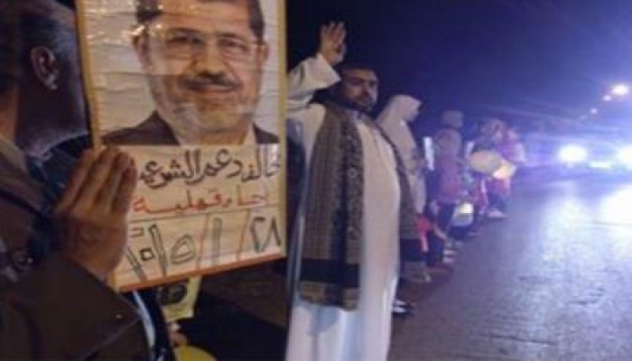 القليوبية: سلسلة بشرية حاشدة بأجا فى ذكرى جمعة الغضب