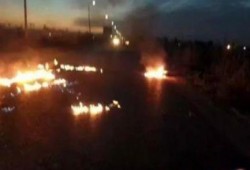 مجهولون يقطعون طريق الرزقة بالجيزة