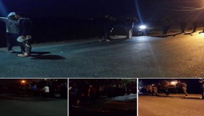 الغربية:  سلسله بشريه حاشده بمركز بسيون رفضا لحكم العسكر