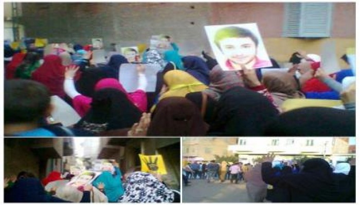 مسيرة حاشدة لثوار دمياط إحياءا لذكرى الشهيد عبد الله نواره