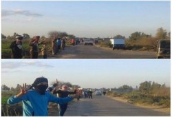 البحيرة: سلسلة بشرية لثوار حوش عيسى تنديدًا بجرائم العسكر