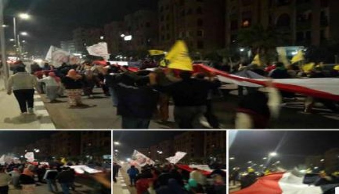 مسيرتان حاشدتان لثوار مدينة نصر إستعدادا ليوم غد