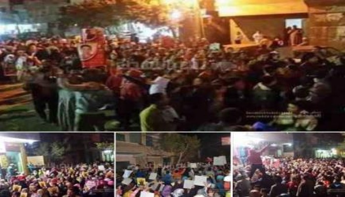 الجيزة: مسيرة ليلية حاشدة لثوار ناهيا تحديا لقوات أمن الانقلاب