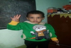 صورة: الطفل "المقداد يحي" أصغر معتقل على يد داخلية الانقلاب بالمنيا