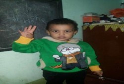 صورة: الطفل "المقداد يحي" أصغر معتقل على يد داخلية الانقلاب بالمنيا