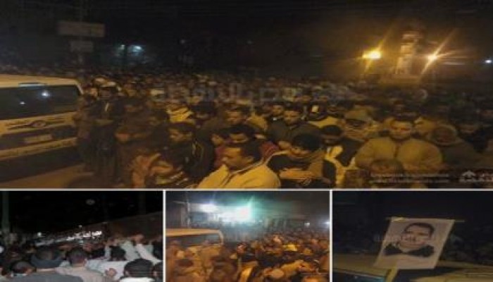 تشييع جثمان شهيد المنصورية السادس منذ الانقلاب