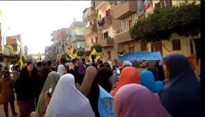 أحرار بركة السبع  يواصلون حراكهم الثوري في جمعة (الإصرار والتحدي)