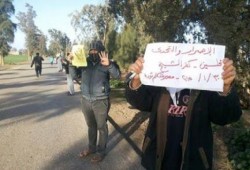 جمعة الإصرار والتحدي  : سلسلة بشرية لأحرار قلين للمطالبة بإسقاط حكم العسكر والقصاص للشهداء