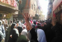 برغم الحصار .. ثوار المطرية ينتفضون في مسيرة حاشدة ضد الانقلاب  تجوب شوارع الحي (صور)