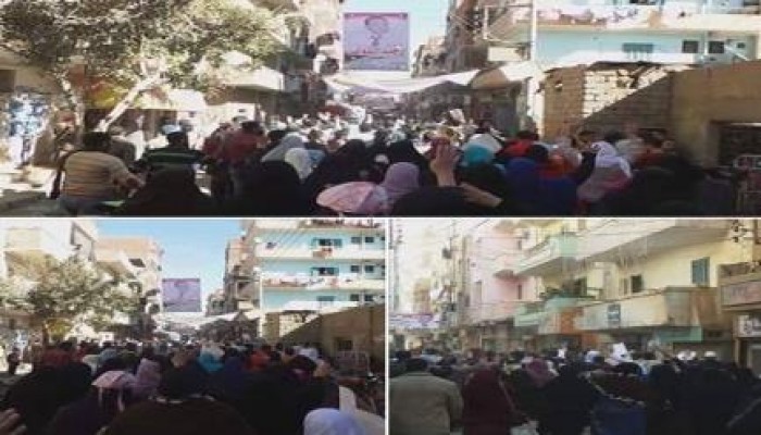 جمعة الإصرار والتحدي : مسيرة بمحافظة  ‏المنيا للتنديد بالانقلاب العسكري.