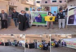 جمعة الإصرار والتحدي  : وقفة بقرية دمنكة مركز دسوق أمام منزل الشهيد محمد عبد الرحمن سالم