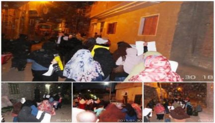 القليوبية: مسيرة ليلية حاشدة لثوار الخانكة فى جمعة التحدى والاصرار