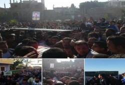 جنازة شهيد "الإصرار والتحدي" تتحول إلى مسيرة حاشدة ضد الانقلاب