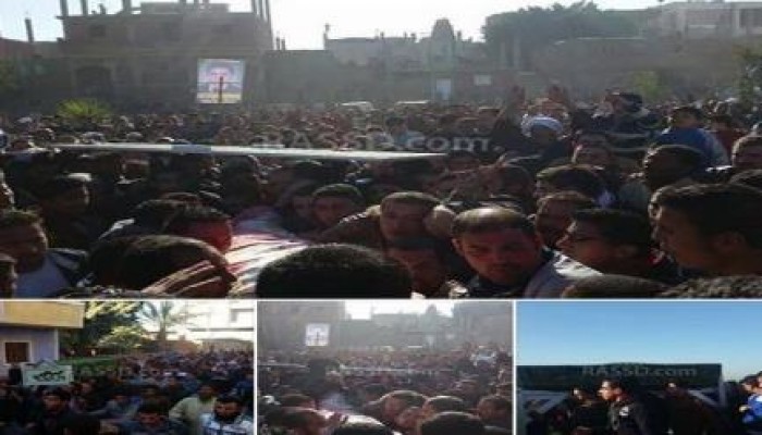 جنازة شهيد "الإصرار والتحدي" تتحول إلى مسيرة حاشدة ضد الانقلاب