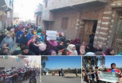 بنى سويف: حراك ثورى مستمر وحشود كبيره بالواسطى ضد حكم العسكر