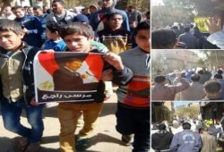 بنى سويف: تظاهرة حاشدة بمركز ناصر ضد حكم العسكر