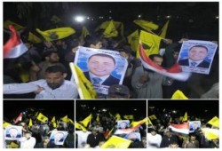 كفر الشيخ: ثوار بلطيم يواصلون حراكهم الثوري ضد الانقلاب بمسيرة ليلية حاشدة