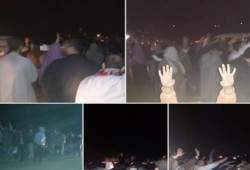 الغربية مسيرة ليلية حاشدة بمركز بسيون ضد حكم العسكر