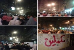 مسيرة ليلية حاشدة لثوار مدينة طنطا ضد الانقلاب العسكرى