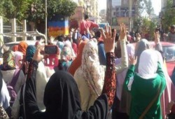 مسيرة لتحالف الشرعية بدمنهور للتنديد بحملات الاعتقال بحق رافضي الانقلاب