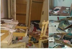 قوات العسكر تحطم محتويات منزل النائب سعد أبو طالب