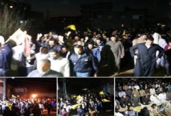 كفر الشيخ: ثوار بلطيم يحتشدون في مسيرة ليلية بعد محاولة الامن الاعتداء عليهم