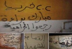 الدقهلية‬: حملة جداريات ضد الإنقلاب بـ "بلقاس"