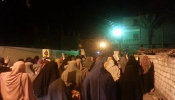 دمياط: مسيرة ليلية بـ مركز كفر سعد فى اسبوع الاصرار والصمود