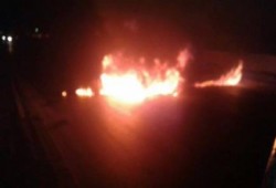 المقاومة الشعبية تقطع الطرق المؤدية لمدينة الزقازيق ردا علي اختطاف أسرة معتقل