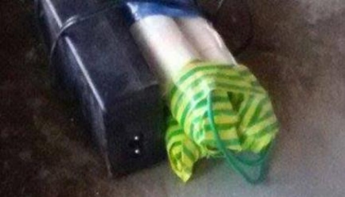 قنبلة هيكلية تتسبب فى حالة من الذعر والرعب لقوات داخلية الانقلاب
